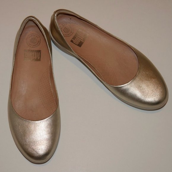 fitflop leather superballerina